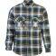 100% Cotton Casual Shirt With Top Quality Cotton Plaid Flannel Jacket Egyptian Cotton Long Sleeve Shirt