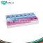 Hot sales colored PP plastic case portable Pill Box
