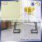 Tempered Glass Black Painting Coffee Table