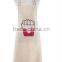 new design long cotton bib adult apron with pocket