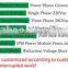 380VAC 50HZ to 220VAC 60HZ Step down voltage frequency converter