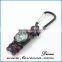 Self -defence compass hiking Survival Paracord metal keychain custom