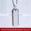 Custom metal blank dog tag with necklace /with silicone