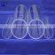 Customized size heat resistant borosilicate glass tube open end