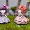 wholesale decorative home garden wedding school kids decoration musician statue cute mini resin african women figurines