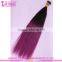 Top Quality Cheap I Tip Brazilian Hair Extension Remy Ombre #2TPurple I Tip Hair Extension For Cheap