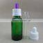 30ml green glass dropper bottle for essential oil