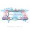OEM Custom Flexible Magnet Paper Magnet Frame