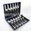 cutlery set flatware 24 pieces for dinner knife fork soup spoon dessert spoon