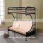 Heavy duty commercial iron futon bunk bed rail metal bunk bed