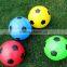 Bulk Green & Black Plastic Type PVC Soccer Balls For Promotion