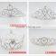 Beautiful designer fashion shiny stone tiara princess