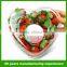 500g heart-sharped fruit clear packing box plastic packing box for fruit