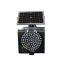 Road safety blinker 400mm yellow solar flashing led traffic warning light
