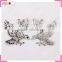 Dog shaped metal pendant designs for women, imitate antique silver dog pendant