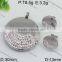 Fashion Round Shape Diamond Jewelry Set Steel Color Jewelry Set China Wholesale