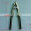 High Quality black plastic handle Nut Cracker zinc alloy Walnut Clamp