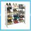 Foldable White&Black Color Shoe Racks