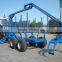 1Ton/3Ton forestry trailer with crane