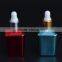 15ml UV gel colored essential oil bottle glass dropper bottle with child proof and tamper evident cap for e liquid