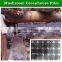 Black and white grid plastic greenhouse film for mushroom / bacteria growing house