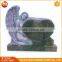 Best Price Polish Western Double Angel Heart Headstone
