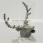 3D small size metal alloy deer head arts,reindeer part