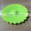 Green beautiful new design silicone cup lid