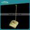 Toprank Home Usage Color Printed Plastic Long Handle Dustpan And Broom Set Sweep Easy Broom