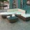 hot sale rattan corner sofa PE rattan