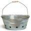 2015 Garden BBQ Bucket Outdoor Portable Charcoal Zinc Metal Grill