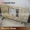 Newstar Sunny Flower Brazil Granite Quarry Low Price Vanity Top
