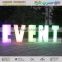 120cm high large led letters / rechargeable color changing wedding letter