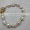 New design 9-10mm baroque freshwater pearl bracelet