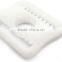 White Chin Strap Buckle in 1", Plastic Adjustable Buckle With Teeth, Plastic Adjustable Loop With Teeth in White