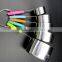 Hight quality 5pcs measuring cups with silicone handle