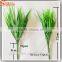 7-green fork artificial plants plastic grass bouquet flower shop plant decoration