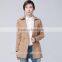 2015 fashion women overdress solid khaki wind coat guangzhou clothing