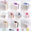 Christmas gift wrapping colorful satin ribbon bow with elastic loop
