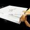 Folding paper box with ribbon design cosmetic paper box with three board customized private box with own logo printed