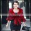 European Fur Overcoat Woolen Cloth Shawl for Women