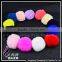 CX-A-23 2016 New Fashion Gray and white Rabbit Fur Ball Pom Poms