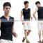 wholesale promotion blank plain dyed anti-pilling 100% cotton round neck sleeveless shirts men