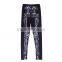 fashion ladies legging, black legging, tight legging, heat tranfer printing