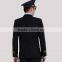 OEM Manufacture Black Pilot Suits Shirts Men Airline Coat Uniforms