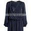 Custom summer fashion elastic satin adult breastfeeding nursing dress