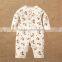 Animal Pattern Baby Infant Rompers Natural Colored Cotton Bodysuit Onesie One-piece Set