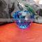 Beauty blue crystal apple ,crystal gift ,crystal Christmas Gift