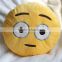 promotional cute stuffed emoji pillow cushion