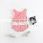 B22233A Europe stylish Baby girls doll collar knitting Romper